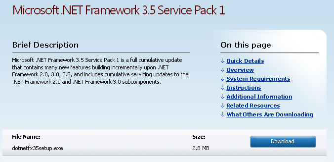 Framework 3.5 полный пакет